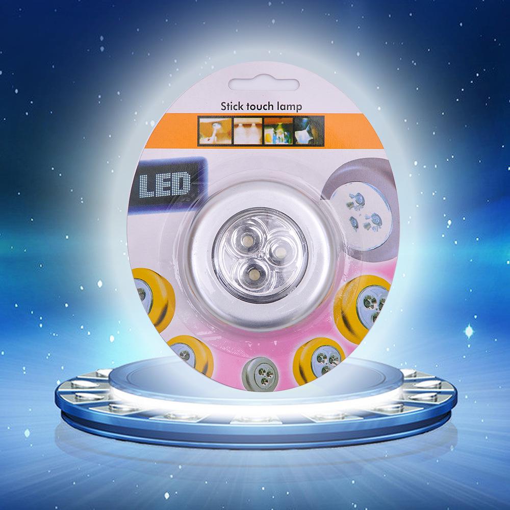 Światło dotykowe 3LED: Lampa do czytania w bagażniku samochodu, nocna i szafowa