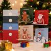 3D Christmas Cards 4 Pieces Santa Snowman 3D Cards Holiday Decor Paper Art For Kids Adults Friends Coworkers Teachers Stocking