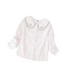 Girls' Long-Sleeve Cotton Lapel Shirt - Spring/Autumn Academy Style