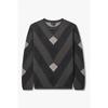 Men S Chevron Pattern Cotton Pullover A516328043