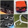50Pcs Trampoline Triangular Buckle Replacement Wire Buckles V Rings Replaceable Trampoline Mat Triangle Rings Part