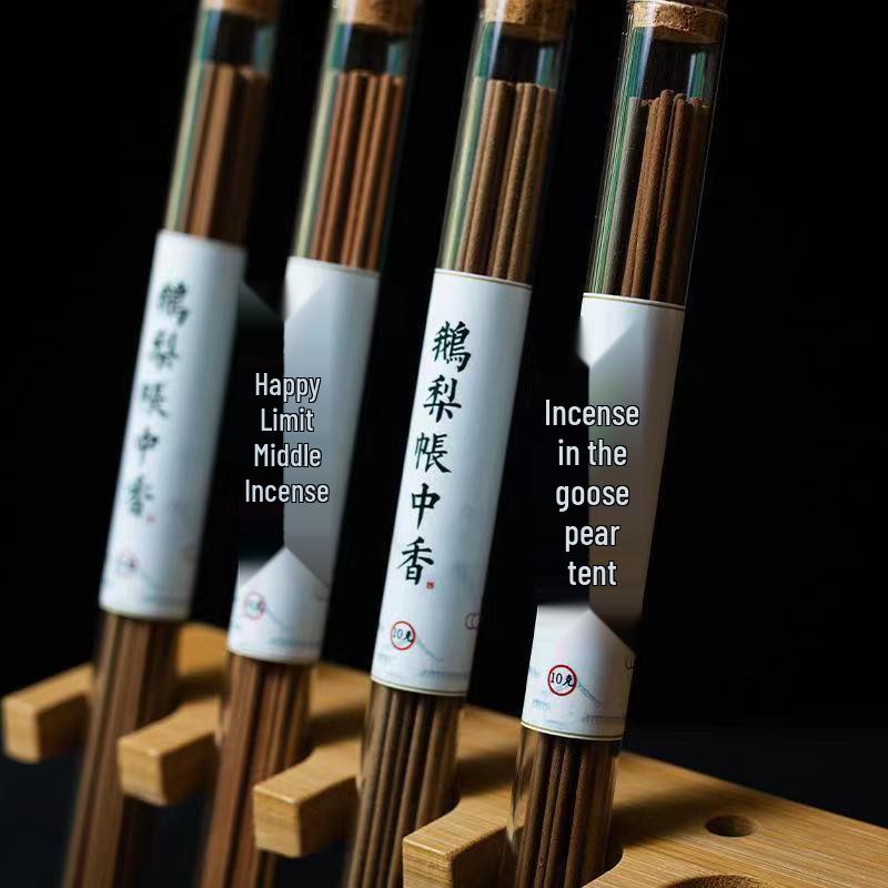 Authentic Goose Pear Tent Natural Pine Incense: Lightly Fragrant, Odor-Removing, Elegant Home Aroma