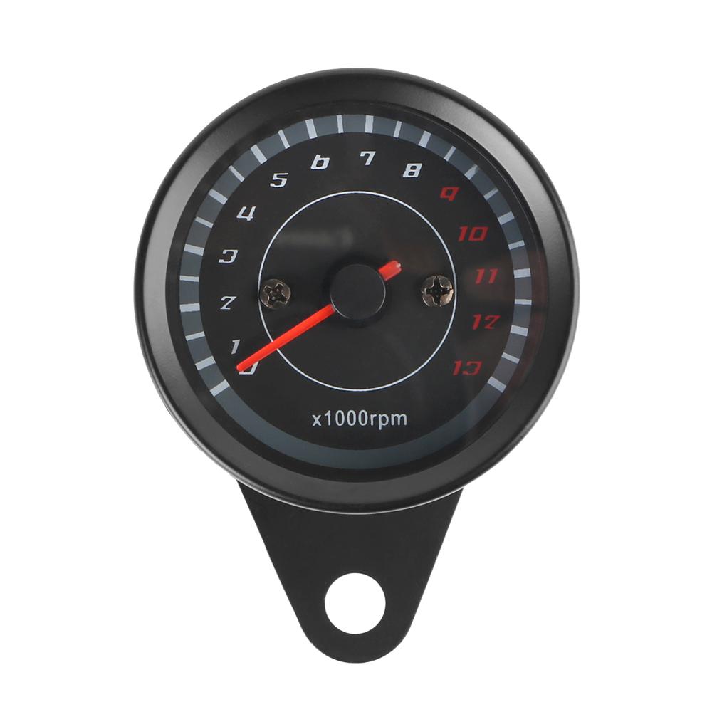 Machinery Modified Odometer Auto Gauge Motobike Accessory Motorcycle Speedometer Tachometer Moto Parts With LED Light Universal