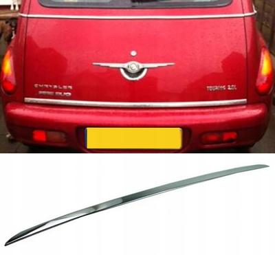 קרייזלר PT CRUISER חיפוי תא מטען כרום - מבטא דלת תא המטען - פרט אחורי של רכב פרימיום - משפר ברק