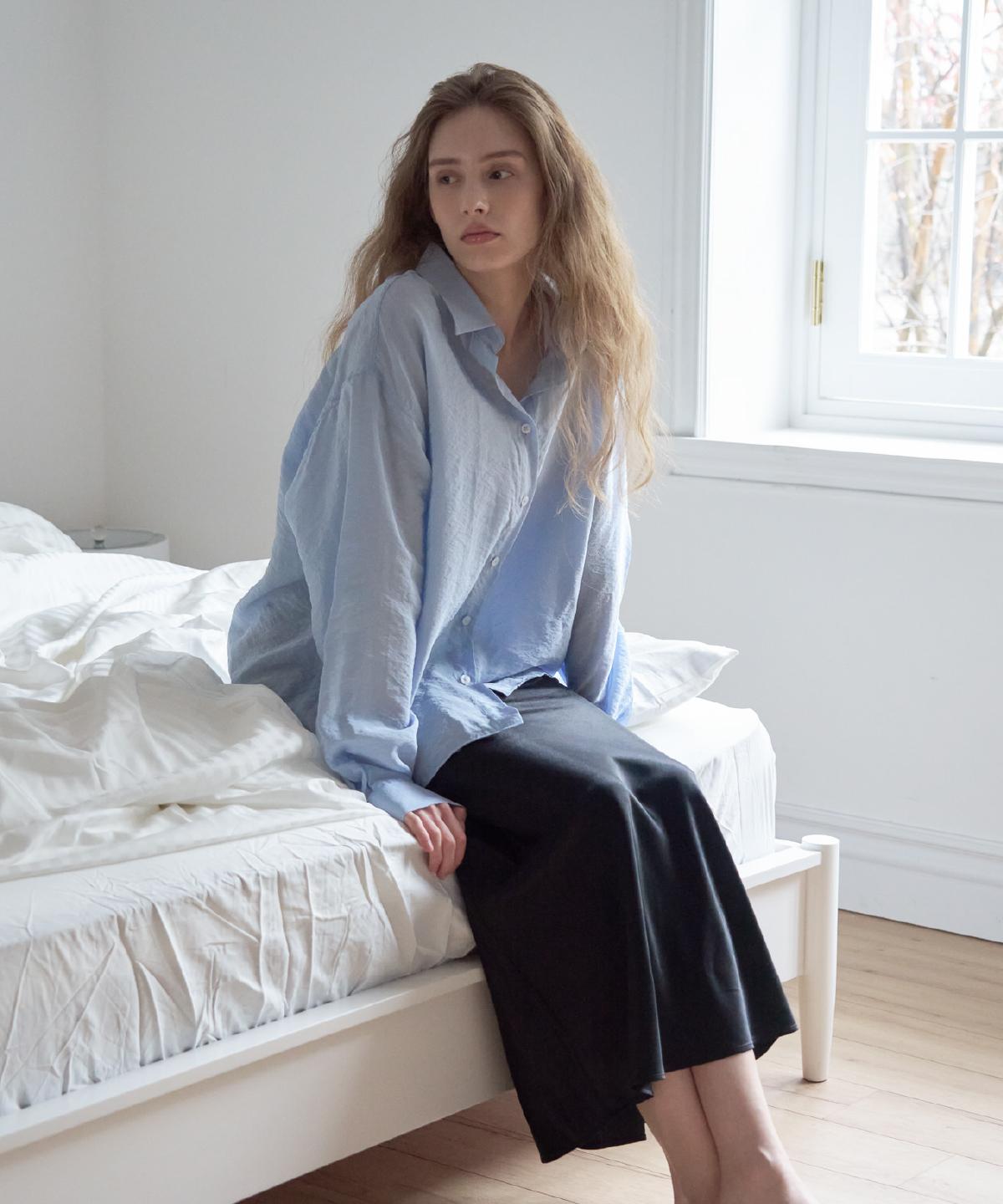 Sahaki Sheer Shirt (Sky Blue)