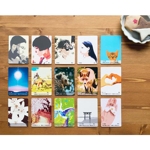 HANAMUKE LENORMAND CARDS with Japanese Commentary | Oracle Cards for Beginners: Spiritual Cards of Healing and Guidance for Blessing Your Journey. 38-