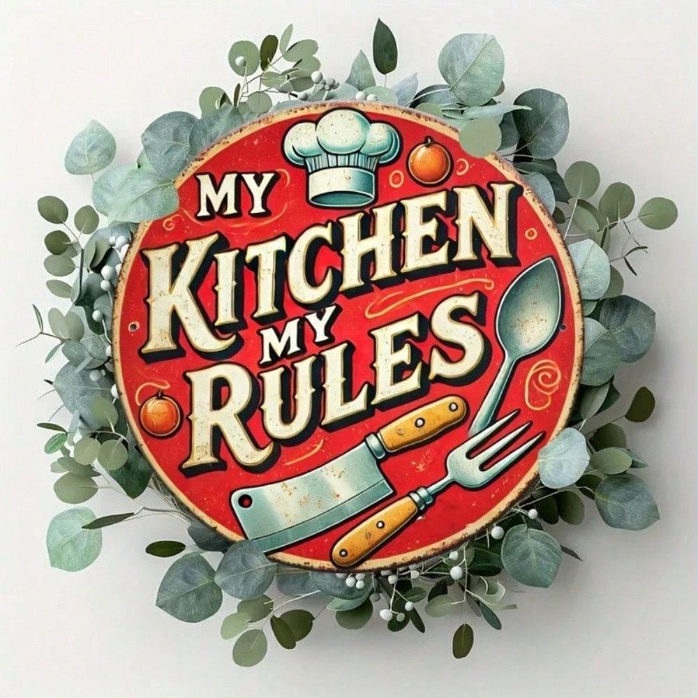 Vintage Metal Tin Sign Retro Wall Decor Funny Novelty Plaque for Home Bar Cafe Kitchen Garage