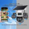 Solar-Sicherheitskamera WIFI/4G Drei-Bildschirm Mobiltelefon Fernbedienung HD Automatische Ladekamera Außenbereich