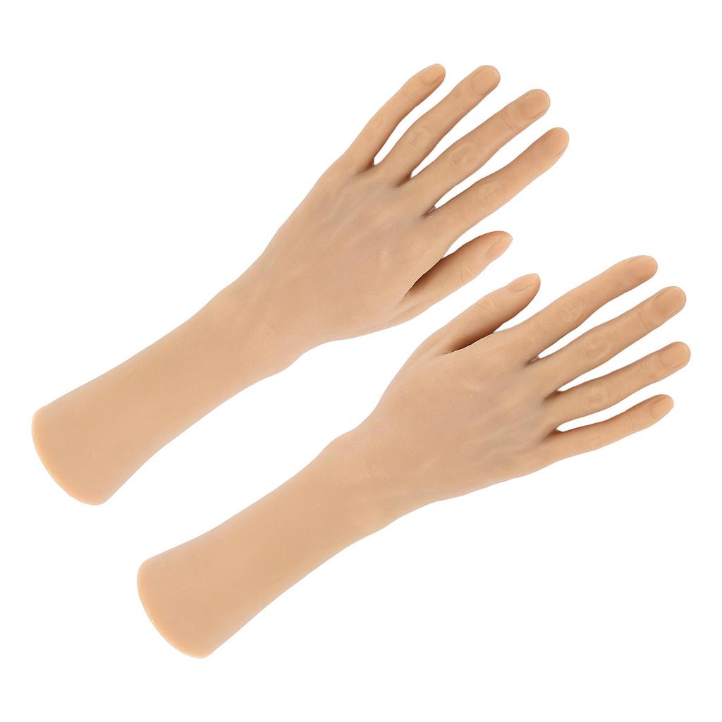 1 pár mužských rukou, vysoce simulované mužské figuríny, ruce pro tetování, náramek s hodinkami