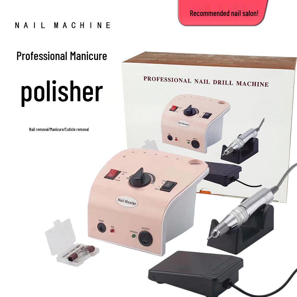 35000 RPM Electric Nail Polishing/Engraving Machine - Low Vibration & Noise for Home Use