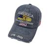 Baseball Cap Flag Embroidery 250Th Anniversary Of The Founding Of The United States Hat Washed Embroidery Sunshade Cap