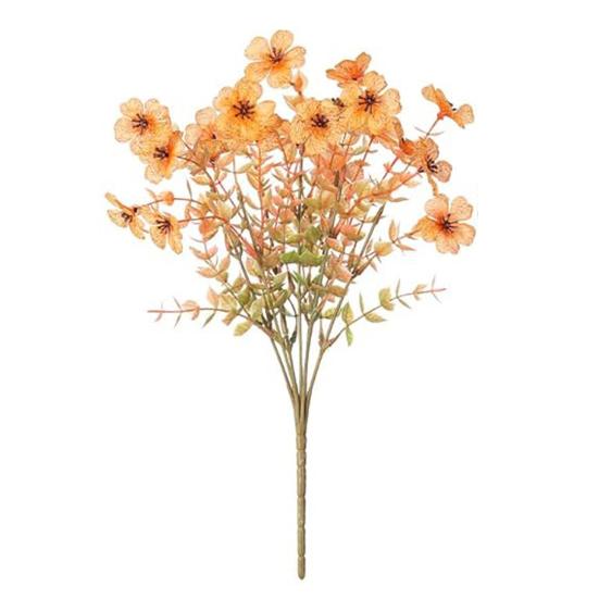 Fall Artificial Flower 7 Fork Realistic Fake Plastic Flower Home Office Wedding