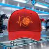 Basketball Heartbeat EKG Love Graphic Baseball Cap Polyester Adjustable Sports Outdoor Cap