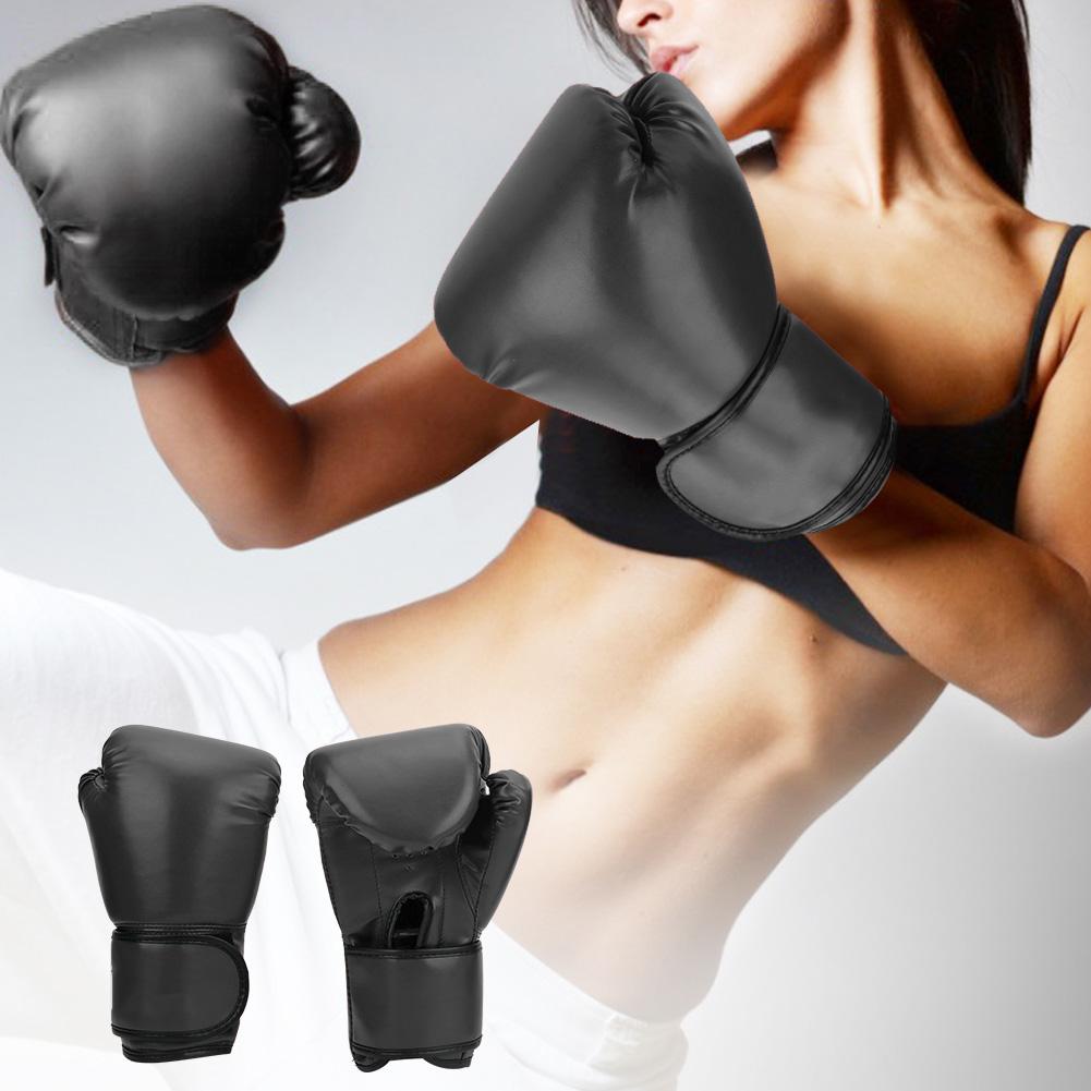 Professionelle PU-Leder Boxhandschuhe Atmungsaktiv Sparring Sandsack Fäustlinge Trainingsausrüstung