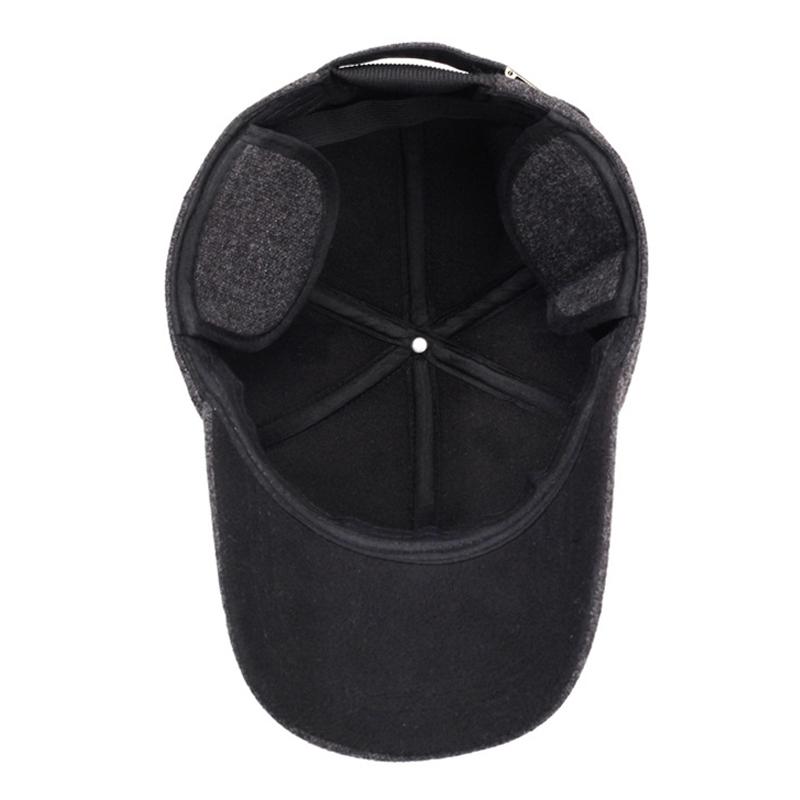 Mittelalterliche und ältere Kälte-Ohrenschützer Flauschige warme Mütze Winter Outdoor Baseballkappe