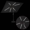 Garden Umbrella with LED Lights and Base 200 X 300 Cm