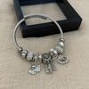 Niche Angel Wings Dream Catcher Titanium Steel Retro Bracelet