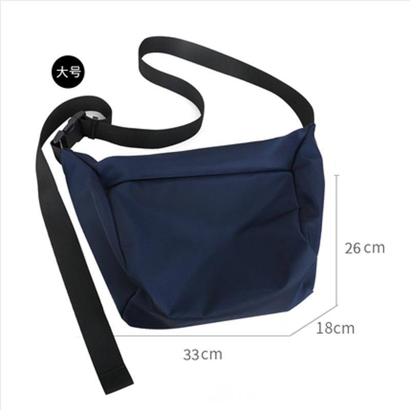 Men'S Crossbody Bag Large Capacity Shoulder Bag Casual Commuter Backpack Men'S Simple Bag