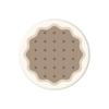 Round Plaid Hard Diatom Mud Coffee Tea Coaster Thermal Insulation Pad Office Non-slip Absorbent Pad