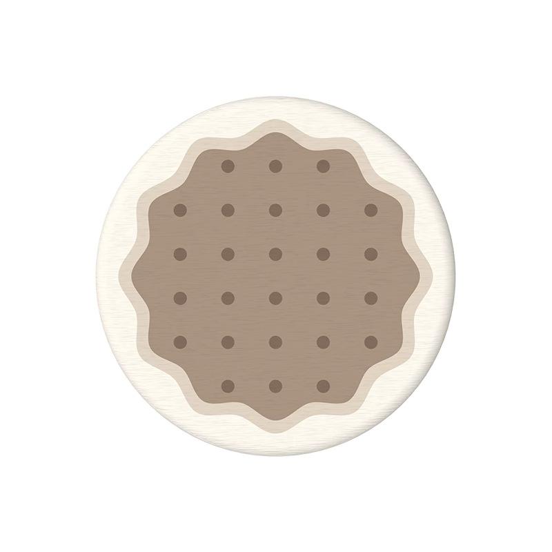 Round Plaid Hard Diatom Mud Coffee Tea Coaster Thermal Insulation Pad Office Non-slip Absorbent Pad