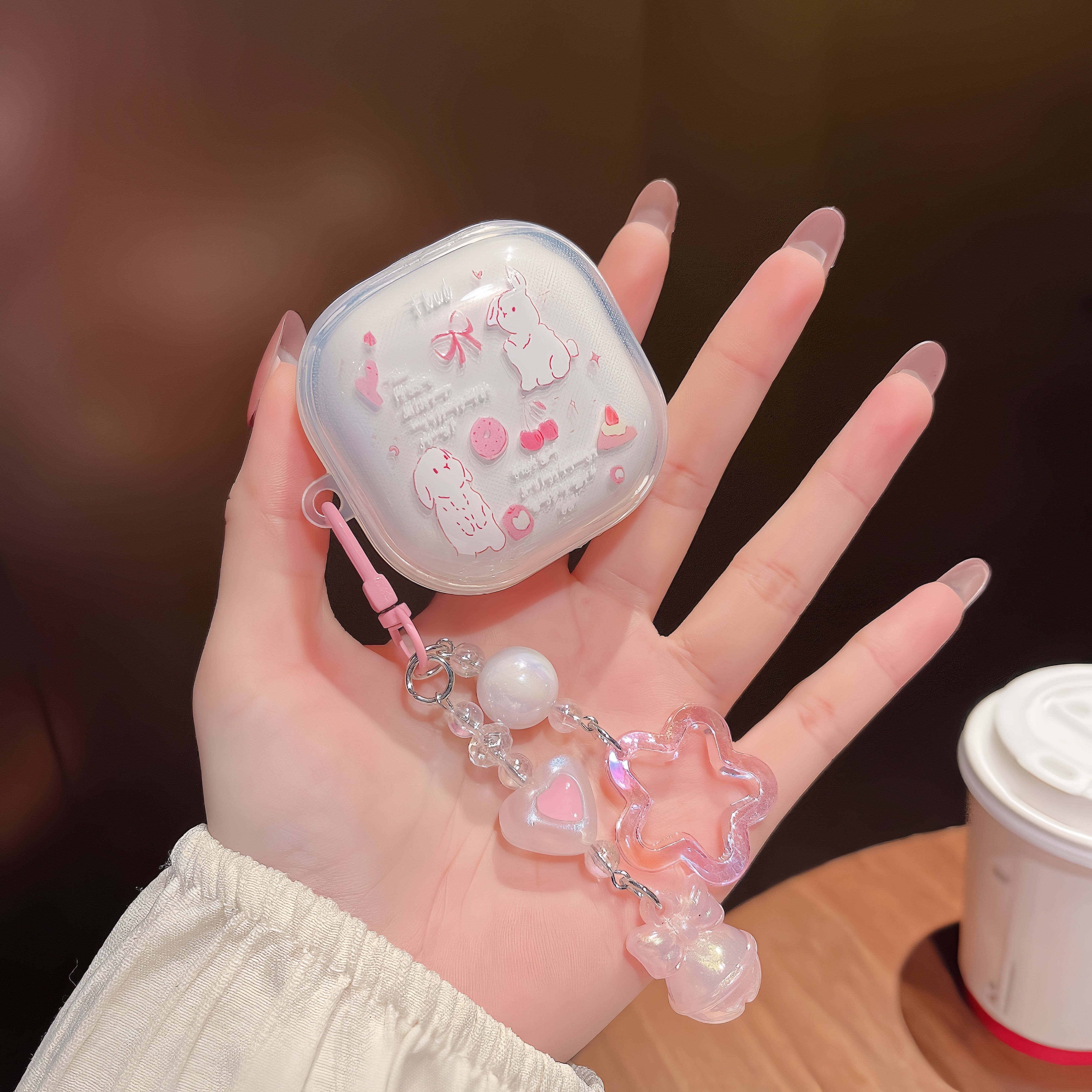 Mignon Cartoon Transparent Souple Étui pour Redmi Buds 6 Play Accessoires Écouteurs Housse de Protection Funda For Redmi Buds6 Play