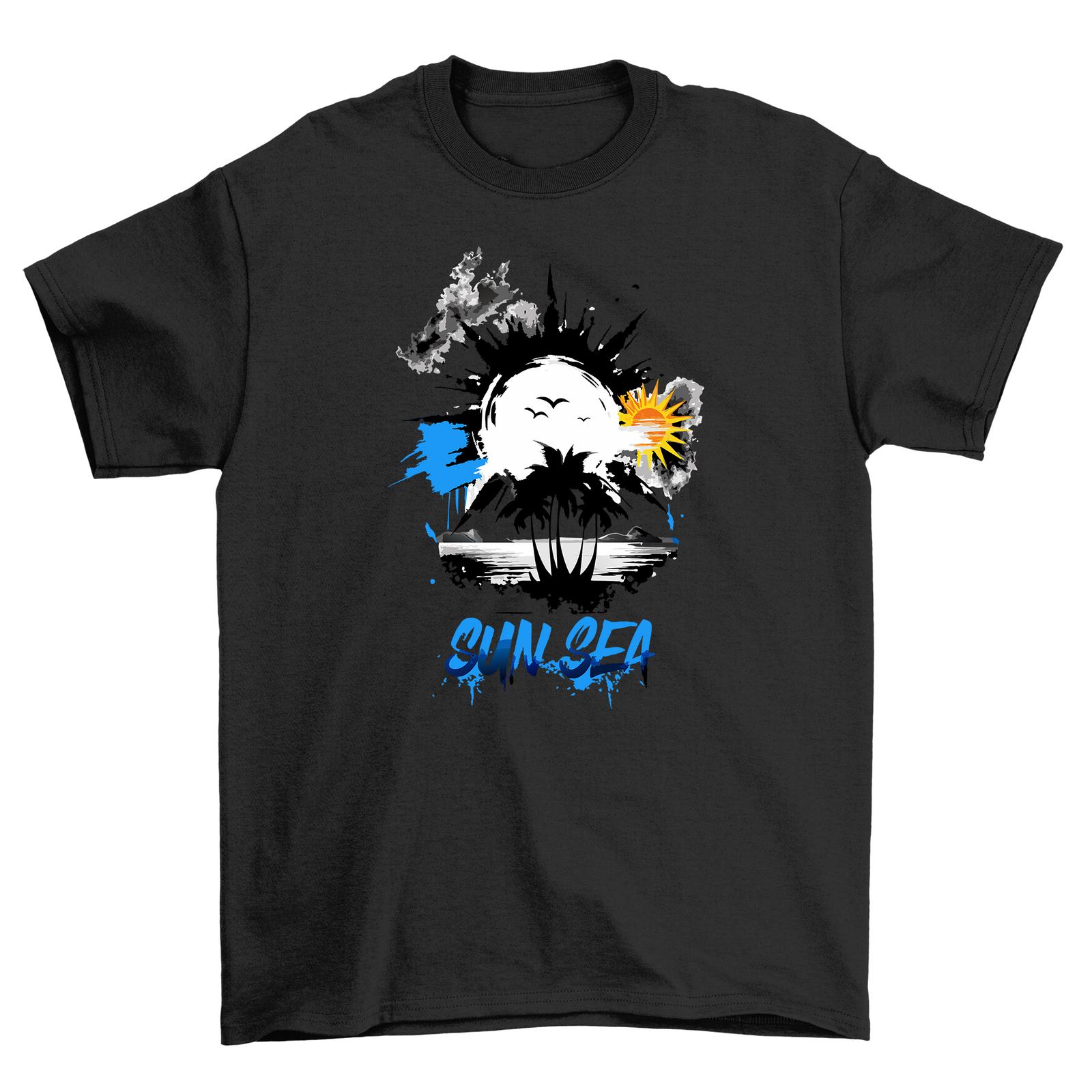 

Summer_20 Sky Vibes Tee - Bring Sunshine Everywhere You Go! Funny T-Shirt Mens Womens Tees Top, Unise 3XL
