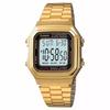 Casio Classic Gold Steel Digital Unisex Watch - A178WGA-1A / Digital Watch, Authentic Casio