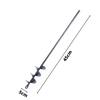 Spiral Garden Auger Bit Metal Earth Drill Tool Portable Soil Loosening Hole Digger for Planting Seedlings, Flower & Tree Care