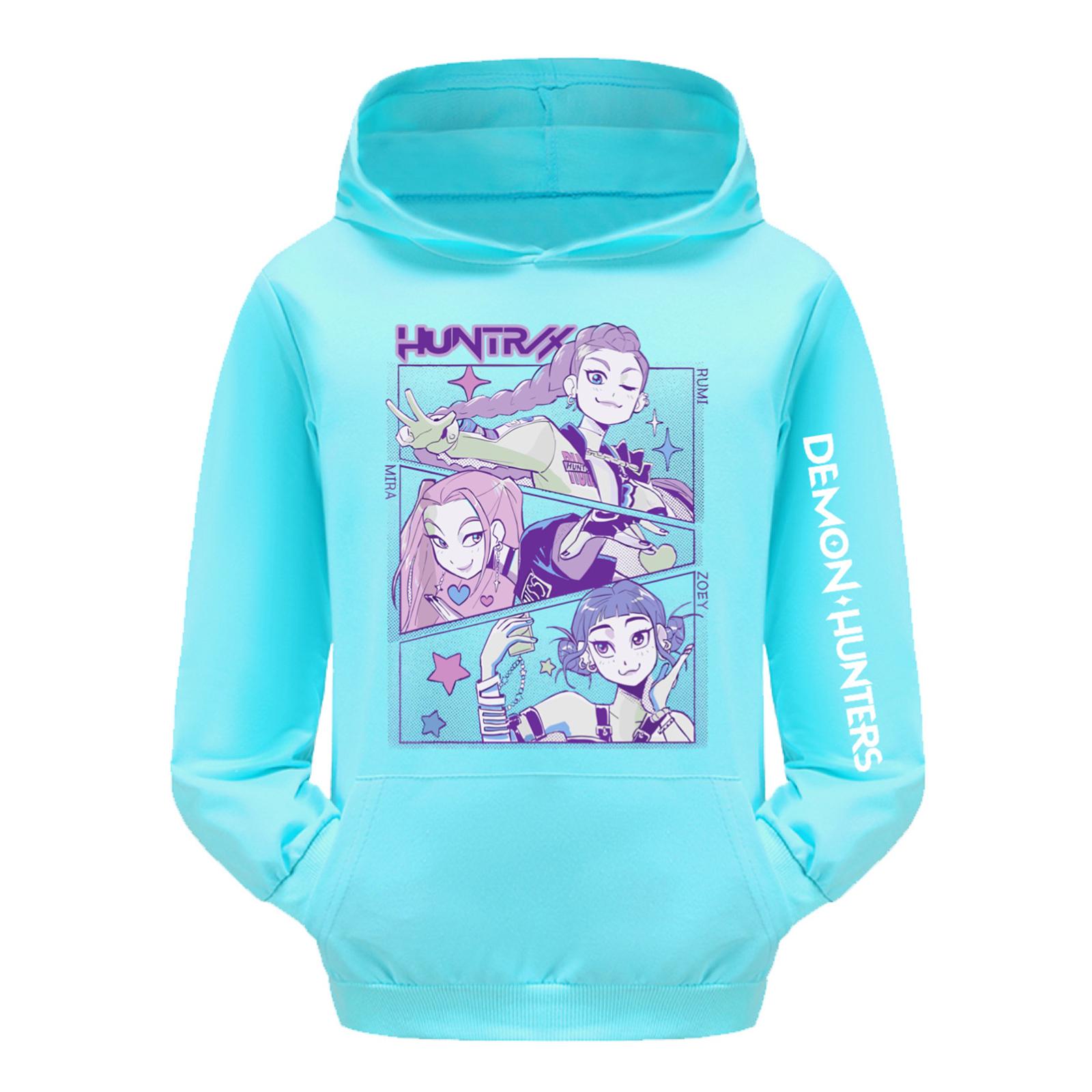 

Детский пуловер с длинным рукавом, свободного кроя, с принтом букв, капюшоном на шнурке 120