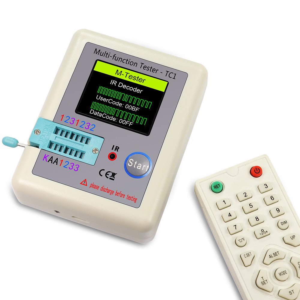 LCR TC1 1.8 Inch TFT LCD Display Multimeter Transistor Tester Diode Triode Capacitor Resistor Test Meter