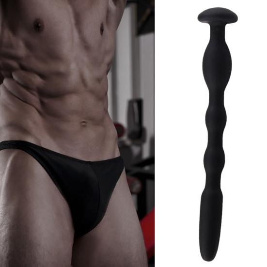 Penis Catheter Smooth Surface Round Head Flexible Urethral Sounding Rod Adult Sex Toy Silicone Horse Eye Penis Plug Stimulator Male Masturbation