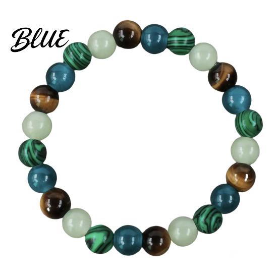 Elegant Simple Bracelet Natural Stone Beaded Bracelets Semi-Precious Gemstones Wear-resistant