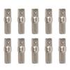 10 Pieces Impact Socket Adapter Portable Detachable Hexagonal 1/4inch Ratchet Wrench Adaptor Converter Accessories