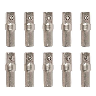 10 Stück Schlagnuss-Adapter Tragbar Abnehmbar Sechskant 1/4 Zoll Ratsche Schraubenschlüssel Adapter Konverter Zubehör