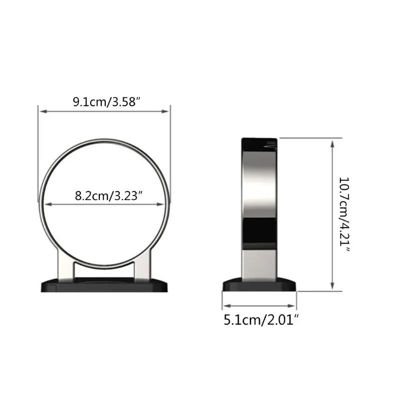 Punch Free Hairdryer Storage Rack Wall Mounted Hair Dryer Holder Stand Shelf for Home Bathroom Dressing Room No Drill Organizer