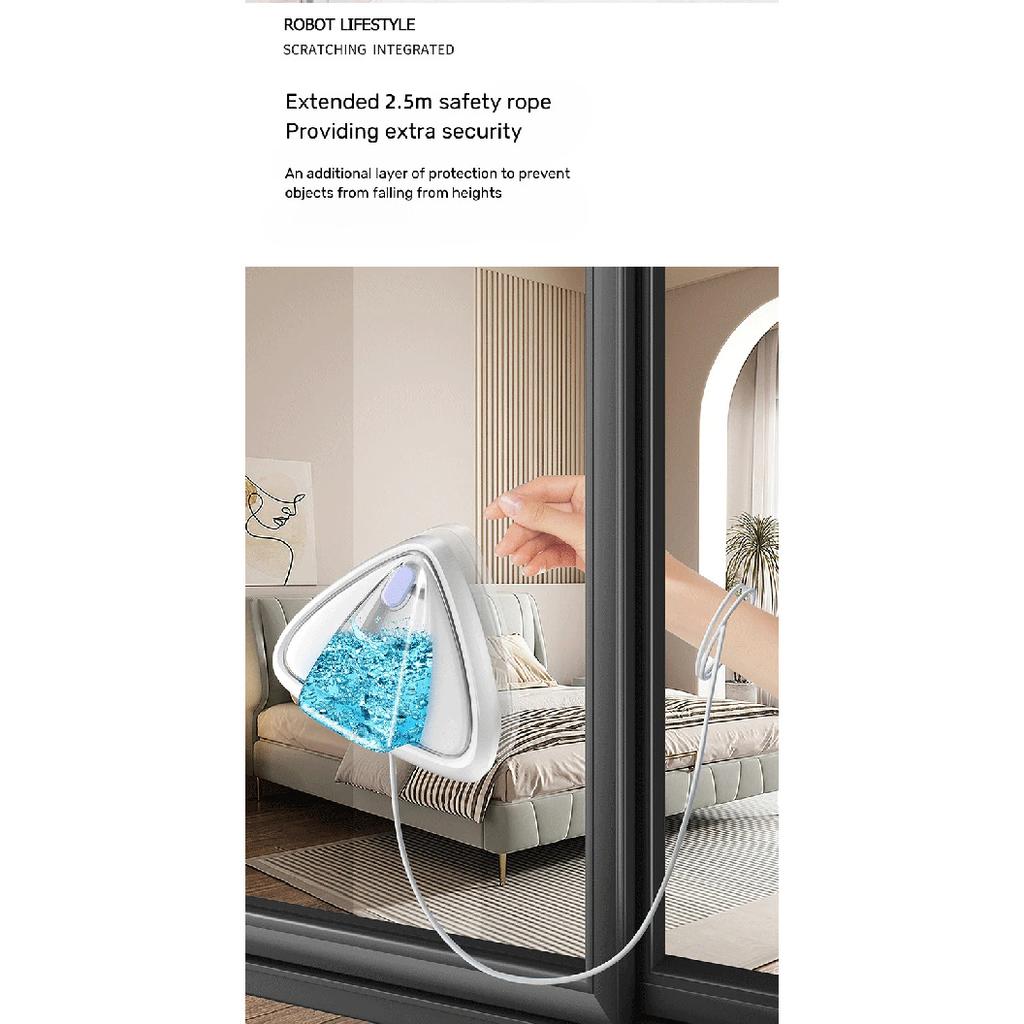 Magnet Windows Cleaner Automatic Drainage Wiper Glass Double Sided Window Washer Window Cleaner Brush Household Cleaning Tool