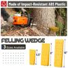 Garden Logging Kit (3 Size Tree Felling Wedge)+Chain Sharpener Chainsaw Teeth Sharpener , Whetstone, Quick-sharpening Tool
