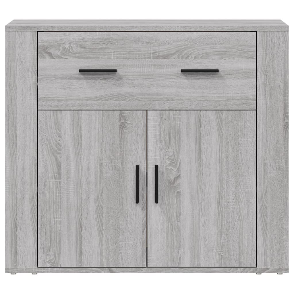 Vidaxl Cabinet, Sonoma Grey Oak, 80X33X70 Cm, Wood-Based Material