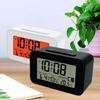 Elegant LCD Alarm Clock with Bright Backlights Multiple Alarms Calendar and Temperature Display for Bedsides Table