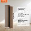 Wood Slat Acoustic Panels 7.9 X 94.5 Inch for Modern Wall Decor Walnut