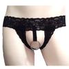 Men's Sexy See-through Lace Hollow Panties Underwear Clubwear Thongs Briefs
