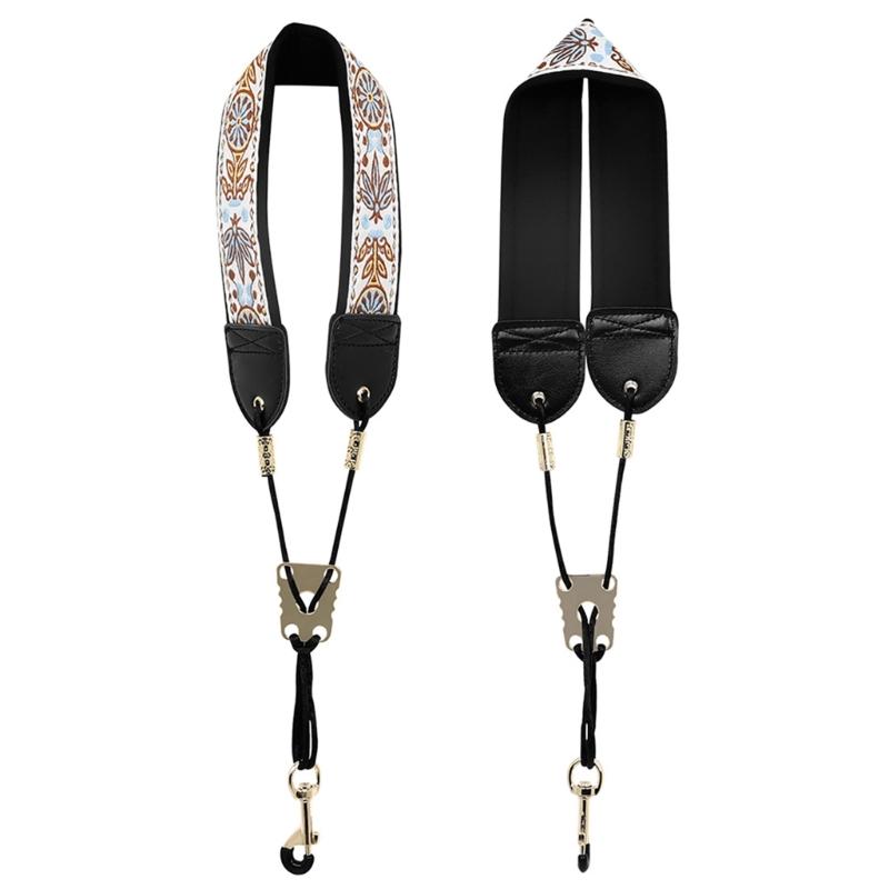 Adjusted Length Saxophone Neck Strap Soft Saxophone Belt Breathable Strap Padded Upgraded for Tenors Saxophone