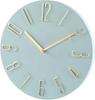 Nbdeal Wall Clock 3D 30cm Mint Controlled - Stylish, Lightweight, Numbers, Diameter, Silent, Vintage, Retro, Nordic, Green, Non-Radio