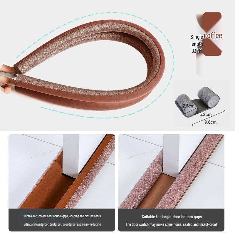 Soundproof Adhesive Door & Window Seal Strip - Insulation, Dustproof, Windproof