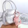 Car Key Holder Cat Keychain Fashion Kitty Bag Pendant Cute PU Leather Keyring  Backpack Decor