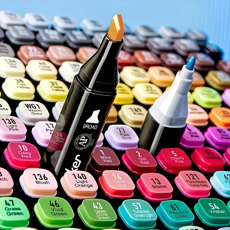36/48 Colorful Markers:Great for Artists & Students, Writing & Vivid Results, Quick-Drying, Non-Bleeding Markers for All Artists