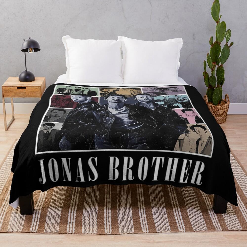Vintage JonasBrothers Tour 2025 90s Throw Blanket