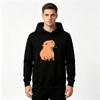 Men's Cute Cartoon Capybara Eating Grass Print Hoodie Casual Soft Long Sleeve Loose Pullover Sweatshirt Fashion Streetwear Hooded Tops For Daily Wear