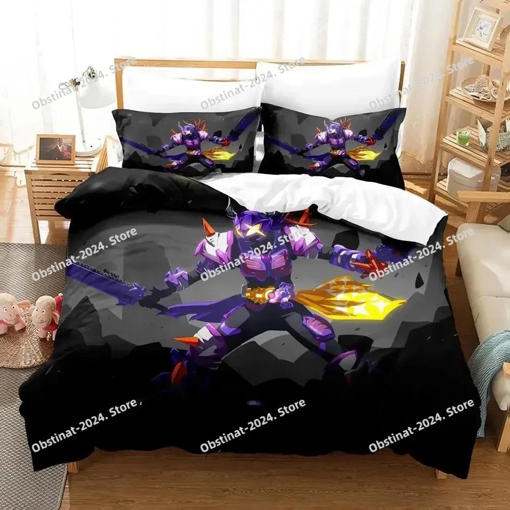 Kamen Rider Geats Beding Set Single Twin Ful Quen King-Sized Dimensionsd Dimensions Bed Linen Set Adult People Kid Bedrom Duvet cover Sets 3D Anime