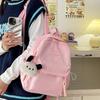 Kindergarten Elementary School Girl Children's Spring Outing Small Backpack Solid Color Cute Backpack